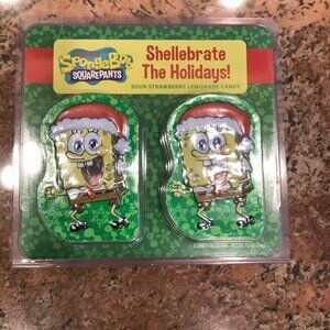 Holiday SpongeBob SquarePants Let’s Shellebrate! Sour Candy in Collectible Tin
